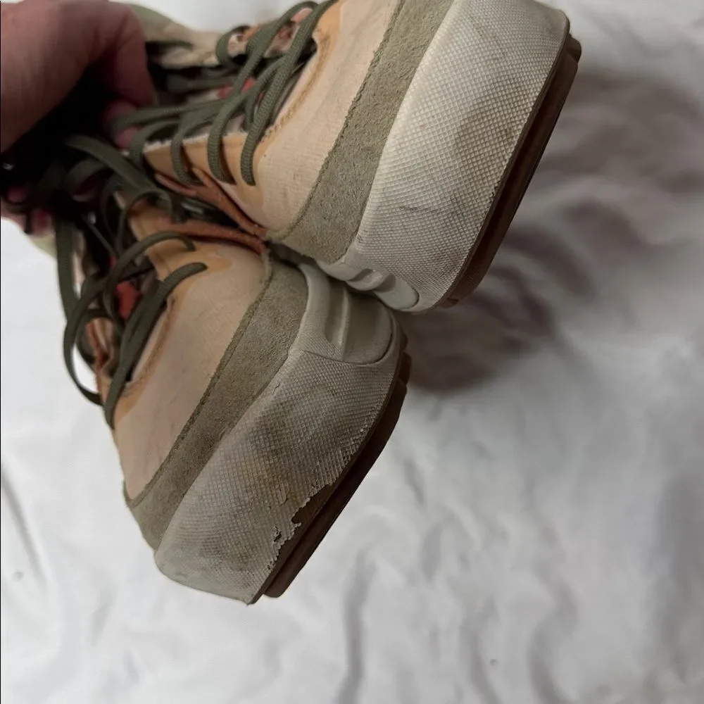 Sorel Women’s Ona 503 High Top‎ Sneakers in Nova, Sand, Paradox Pink.
